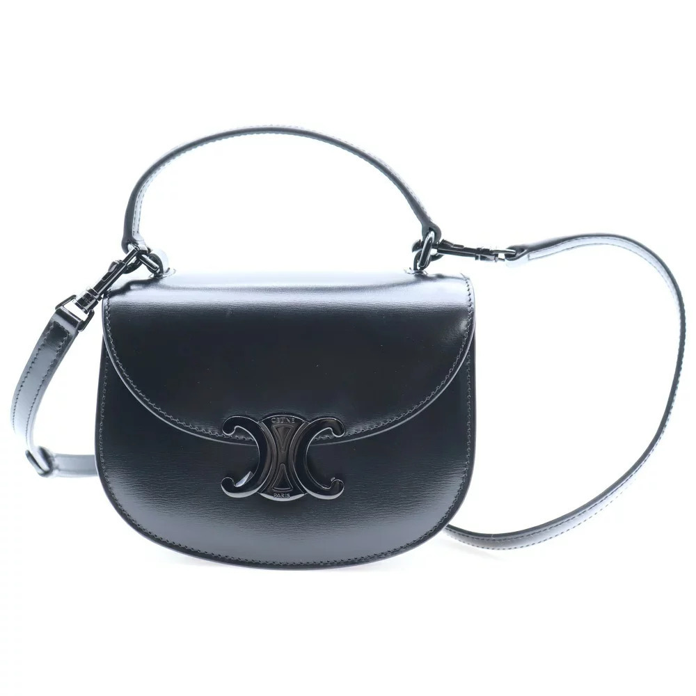 CELINE Buzas Claire Calfskin Bag Black